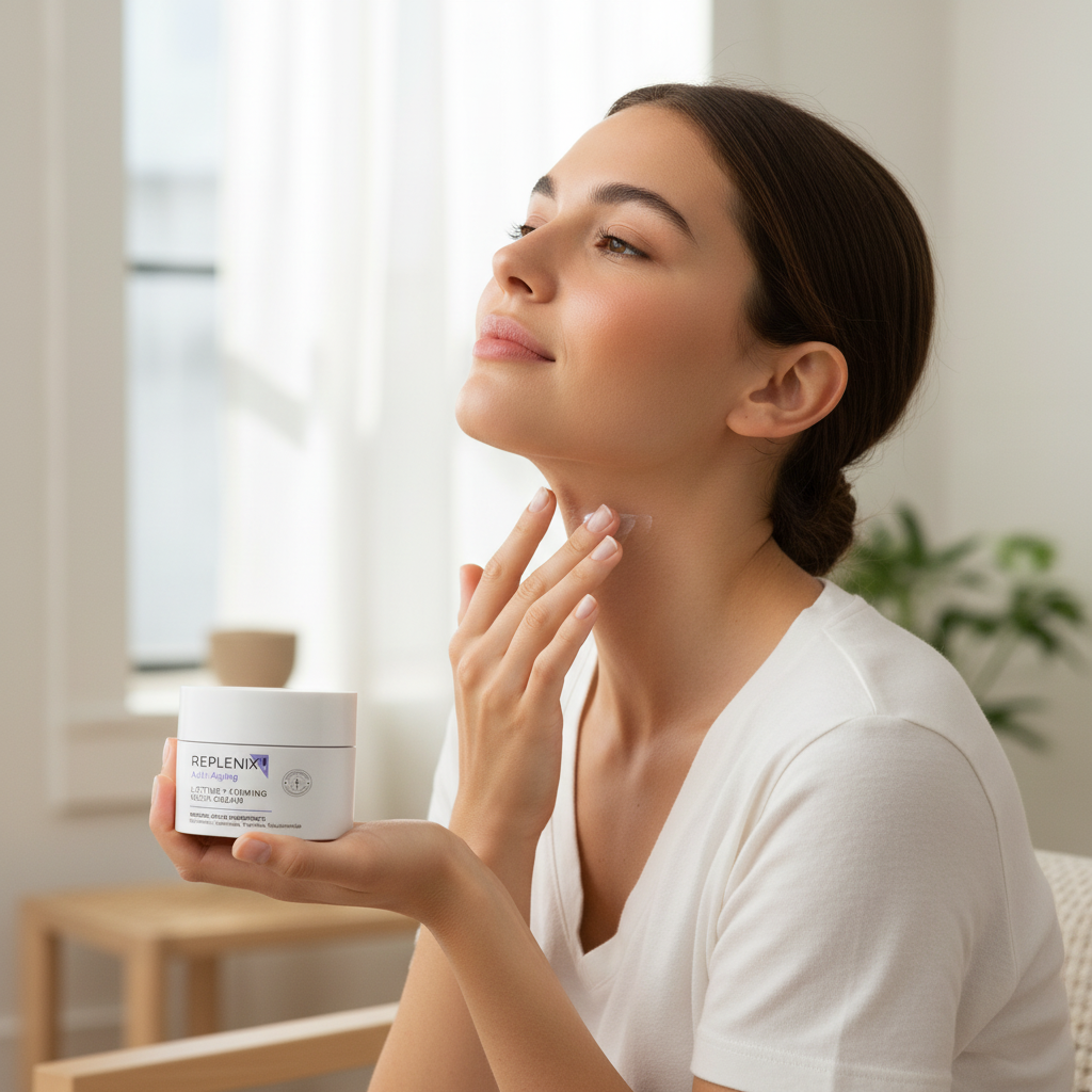 Aplikácia liftingového krému